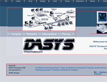Tablet Screenshot of dasys-kempen.de